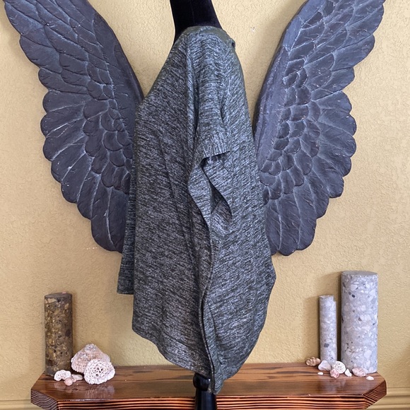 Sonoma Oversized V-neck Soft Touch Poncho Shirt Top - Picture 5 of 7